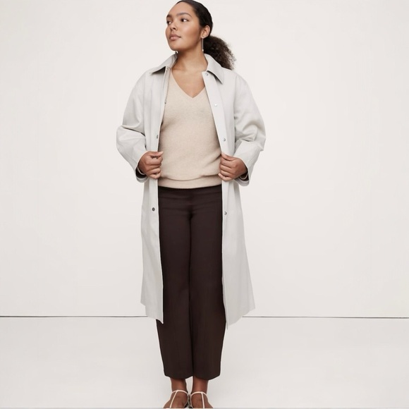 Sag Harbor Stretch Petite Trousers In Brown - Picture 10 of 10